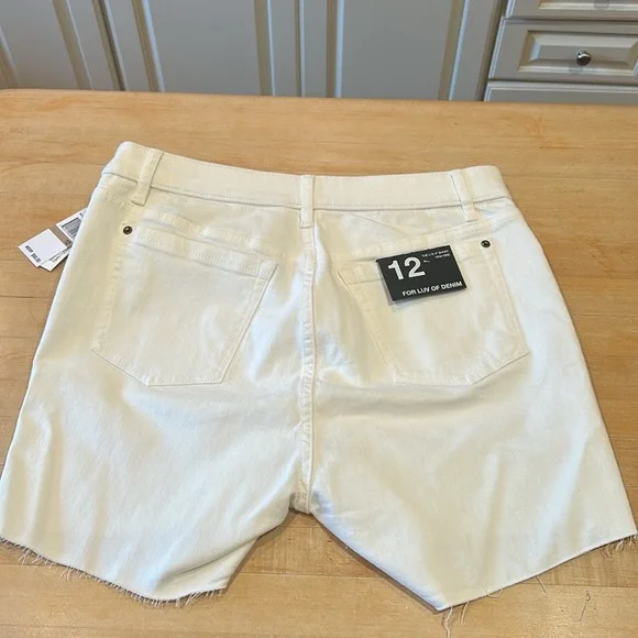 NWT For Love of Denim white denim shorts - Picture 4 of 4